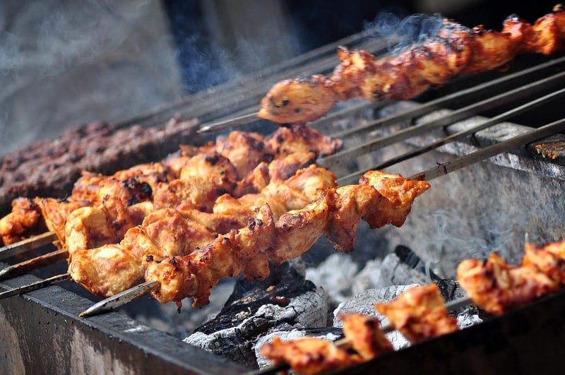 Grilled BBQ Chicken Skewers